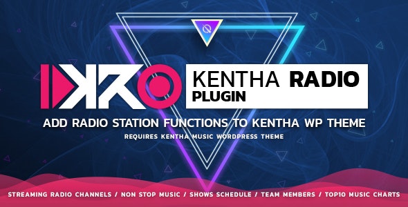 KenthaRadio v1.7 - Addon for Kentha Music WordPress Theme