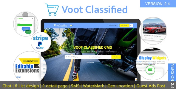 Voot Classified v2.4 - Classified Ads CMS - nulled