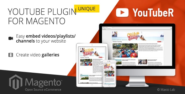 YouTubeR v2.0.4 - unique YouTube video gallery for Magento