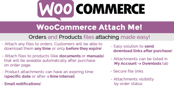 WooCommerce Attach Me! v20.0