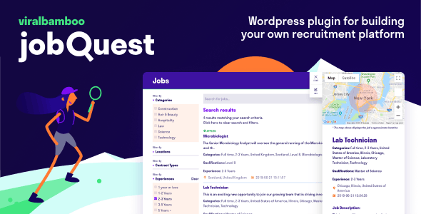jobQuest v1.0.0 - WP Job Recruitment Board 