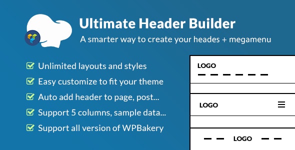 Ultimate Header Builder v1.6.4.1 - Addon WPBakery Page Builder