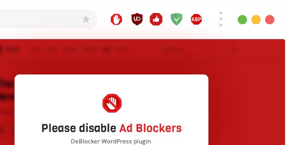 DeBlocker v3.1.8 - Anti AdBlock for WordPress