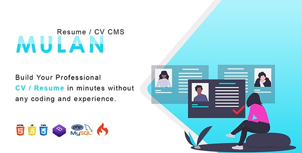 Mulan v2.3.2 - Resume / CV CMS