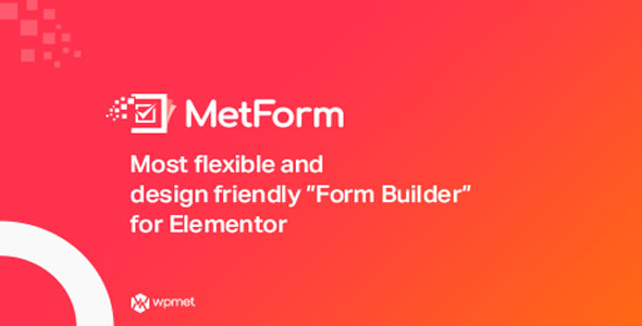 MetForm Pro v3.0.0 - Advanced Elementor Form Builder