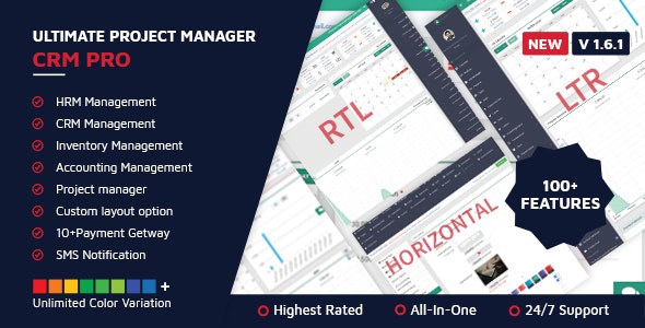 Ultimate Project Manager CRM PRO v1.6.1 - nulled
