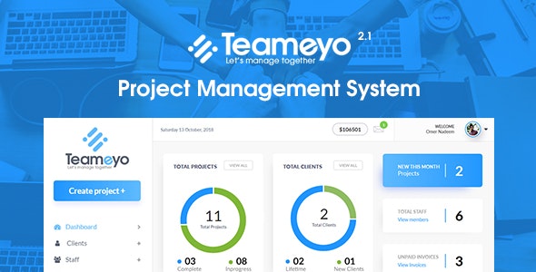Teameyo v2.1 - Project Management System