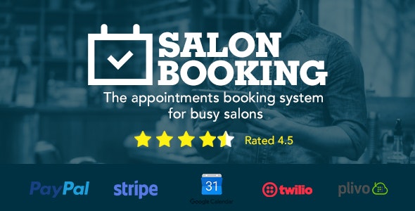 Salon Booking 7.6.7 - Wordpress Plugin