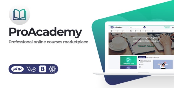 Proacademy v1.3 - LMS & Online Courses Marketplace
