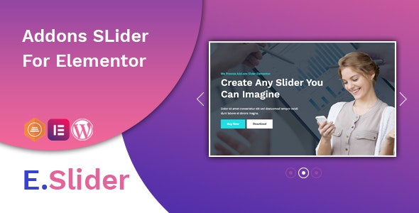 E.Slider v1.0.1 - Add ons slider for Elementor