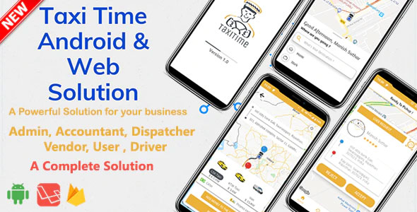 Taxi Time v1.0 – Android Taxi Application Complete Solution