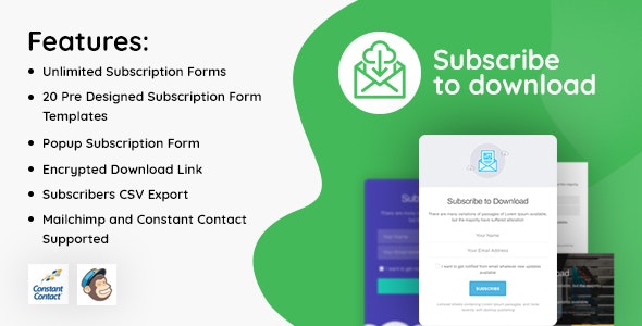 Subscribe to Download v2.2.0 - An advanced subscription plugin for WordPress