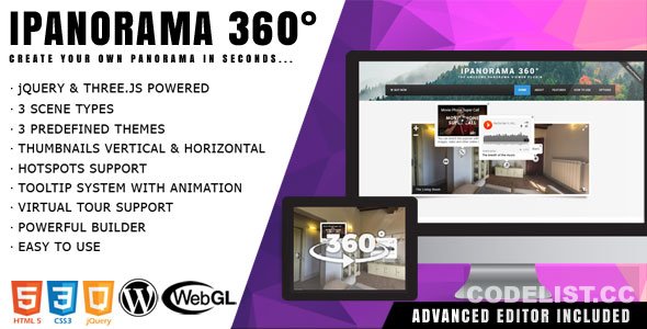 iPanorama 360° v1.6.5 - Virtual Tour Builder for WordPress