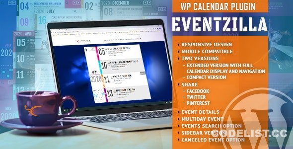 EventZilla v1.3.2 - Event Calendar WordPress Plugin