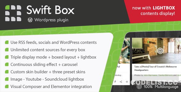 Swift Box v2.22 - Wordpress Contents Slider and Viewer