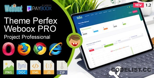 Weboox PRO v1.2 - Theme for Perfex CRM 