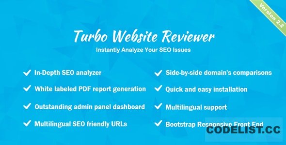 Turbo Website Reviewer v2.2 - In-depth SEO Analysis Tool