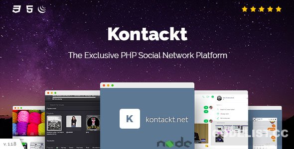 Kontackt v1.19 - The Exclusive PHP Social Network Platform - nulled