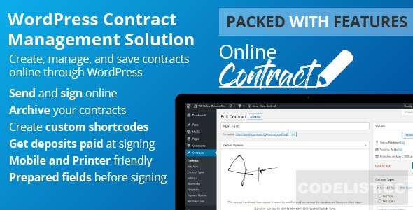 WP Online Contract v5.0.1 