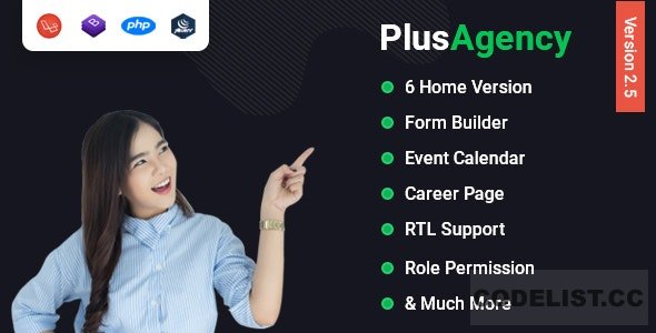 PlusAgency v2.5 - Multipurpose Website CMS & Business Agency Management System - nulled