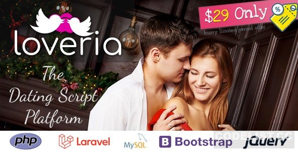 Loveria v1.2.15 - The Ultimate & Awesome Laravel PHP Dating Platform