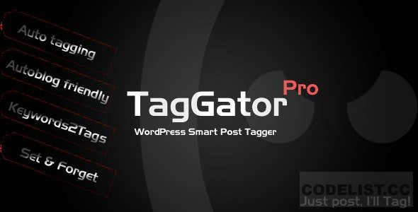 TagGator Pro v2.1.1 - WordPress Auto Tagging Plugin