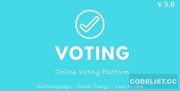 Voting v3.0 - Online Voting Platform