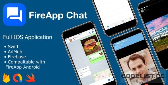 FireApp Chat IOS v1.0 - Chatting App for IOS - Inspired by WhatsApp