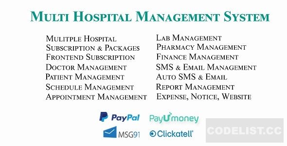 Multi Hospital - Hospital Management System (Saas App) - 29 October 2022