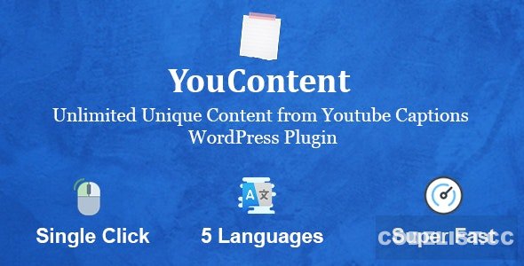 YouContent v1.0 - Unlimited Unique Content Generator from Youtube Captions