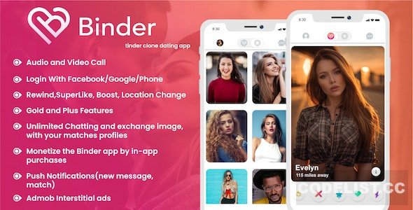 Binder v20.1 - Dating clone App with admin panel - Android