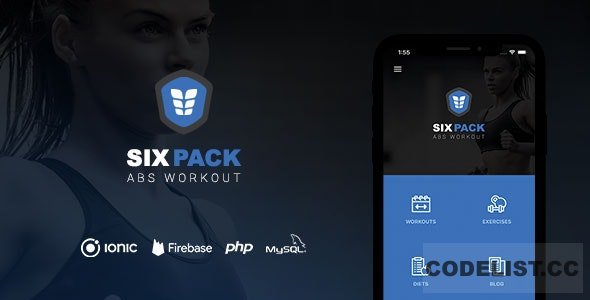 SixPack v2.0 - Complete Ionic 5 Fitness App + Backend
