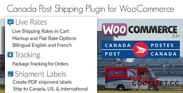 Canada Post Woocommerce Shipping Plugin v1.7.10