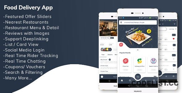 Restaurant Food Delivery App with Delivery Boy v1.0
