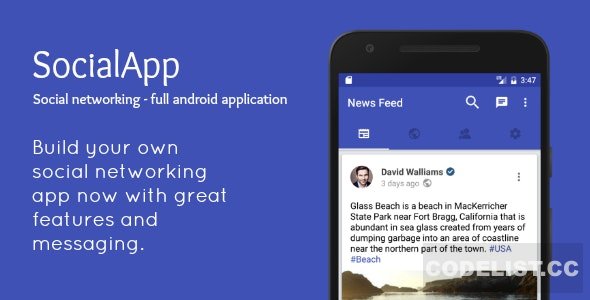 SocialApp v2.0 - Full Android Application 