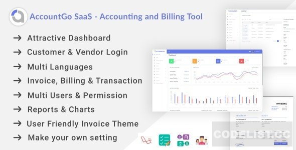 AccountGo SaaS v1.0 - Accounting and Billing Tool