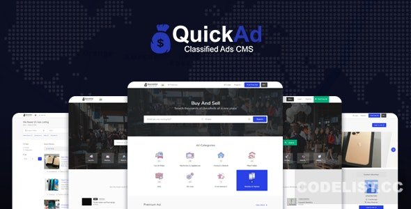 Quickad Classified v10.2 - Classified Ads CMS PHP Script