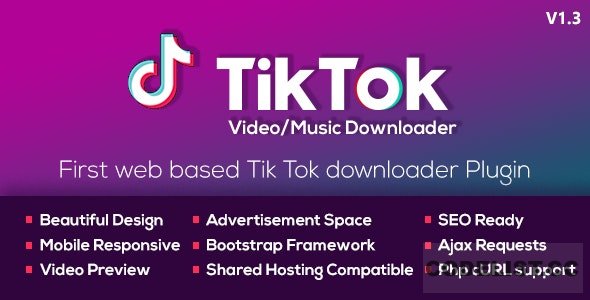 TikTok Video and Music Downloader with no Watermark v1.2