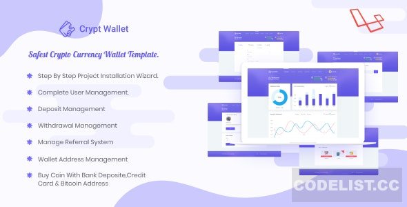 CryptWallet v1.9 - Crypto Currency Web Wallet Pro