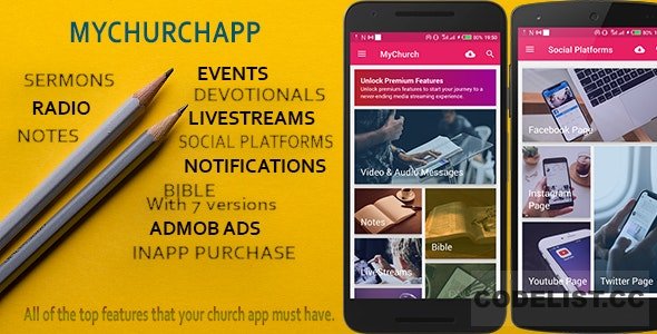 My Church App v1.0 - connect your church to a mobile world