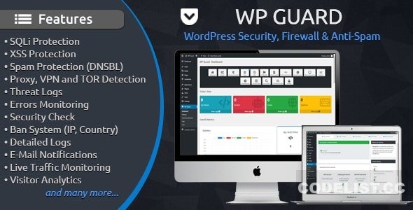 WP Guard v2.2 - Security, Firewall & Anti-Spam plugin for WordPress