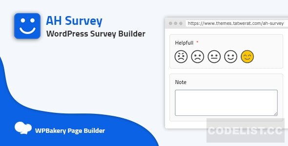 AH Survey v1.7.4 - Survey Builder With Multiple Questions Types