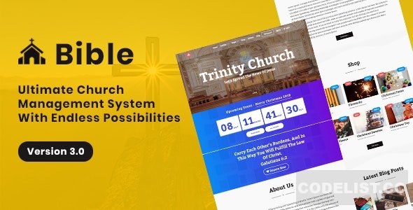 Bible v3.0 - Church Management System - nulled