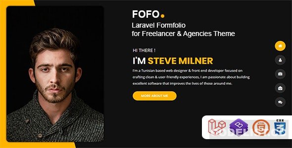 Fofo v1.0.2 - Laravel Formfolio for Freelancer & Agencies Theme