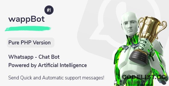 wappBot v1.0 - Chat Bot Powered by Artificial Intelligence #1 [PHP Version]