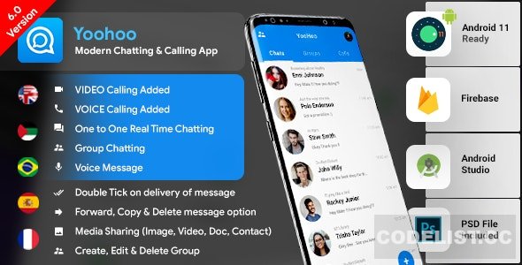 YooHoo v7.0 - Android Chatting App with Voice/Video Calls