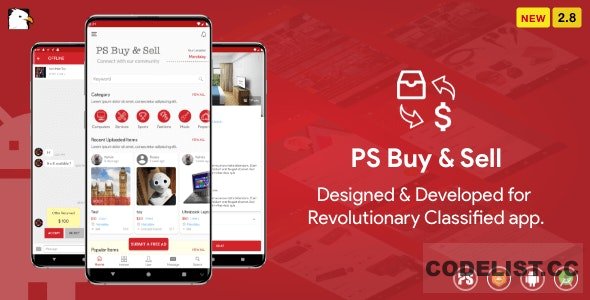 PS BuySell v2.8 - Olx, Mercari, Offerup, Carousell, Buy Sell Clone Classified App