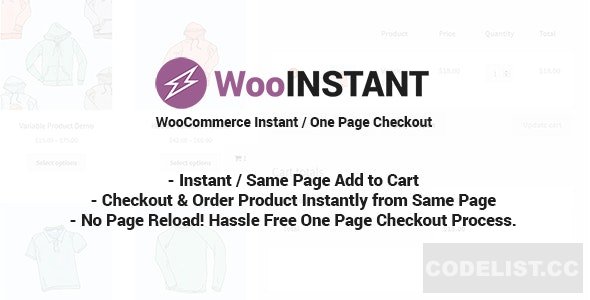 WooInstant v2.0.20 - WooCommerce Instant / Quick / Onepage / Direct Checkout