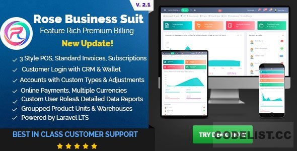 Rose Business Suite v2.1 - Accounting, CRM and POS Software