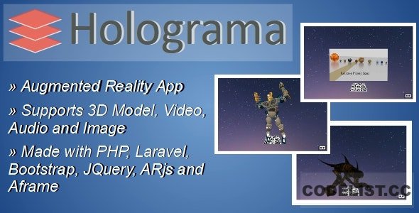 Holograma v2.2 - Augmented Reality Builder App